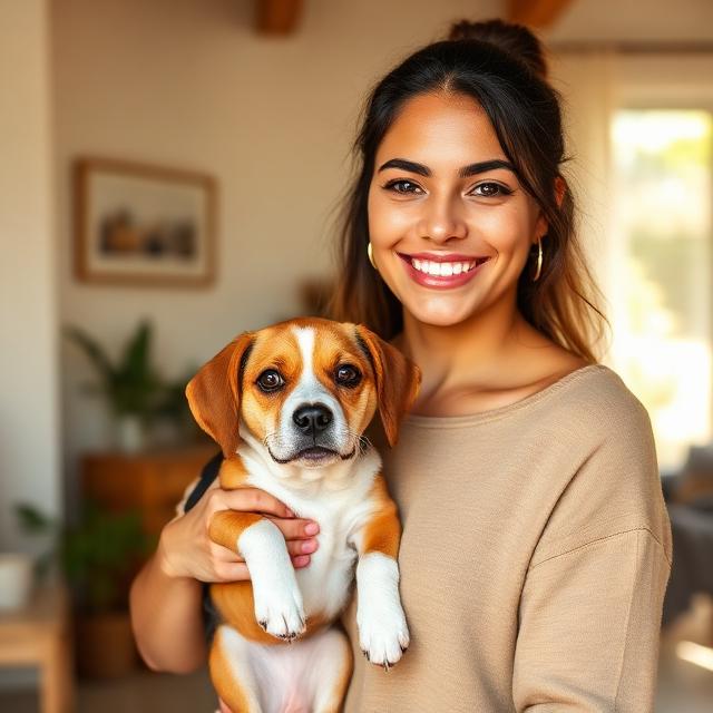 Foto de Marina S., tutora da Nina, beagle